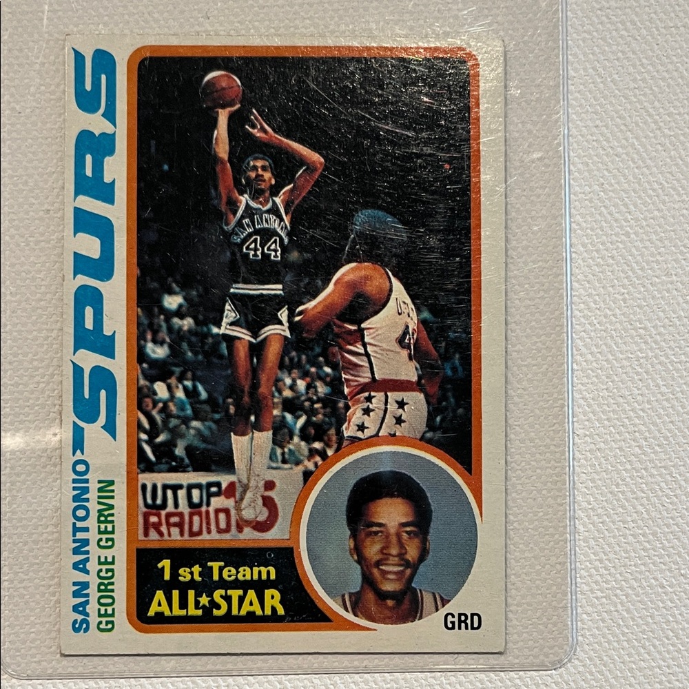 1978-79 George Gervin Topps All-Star #20